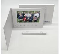 Brochure vidéo IPS de 7", support souple A5, téléchargez votre propre, écran IPS, mémoire de 4 Go (4 heures d'autonomie) - TA01