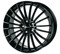 Brock B24 8 x 18 ET 35 Cercle de Trou 5 x 100 Alésage 63,4 580070379, Noir Laqué