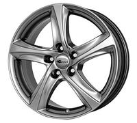 Brock B25 6,5 x 15 ET 38 Cercle de Trou 4 x 100 Alésage 63,4 580070265, Argent Brillant