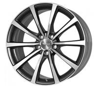 Brock B32 7,5 x 18 ET 35 Cercle de Trou 5 x 112 Alésage 66,6 580071372, Titane Polie