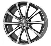 Brock B32 7,5 x 19 ET 52 Cercle de Trou 5 x 120 Alésage 72,6 580080797, Titane Polie