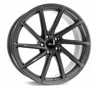 Brock B37 8,5 x 19 ET 38 Cercle de Trou 5 x 120 Alésage 72,6 580080883, Noir Foncé Sparkle