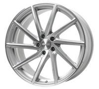 Brock B37 9,5 x 20 ET 14 Cercle de Trou 5 x 120 Alésage 74,1 580080924, Argent Brillant