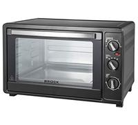 Brock Electronics to-6001-b four électrique Grande, 2200 W, 60 litres, 0 décibels, Acier inoxydable, 4 vitesses, Noir