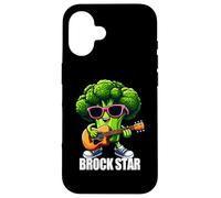 Brock Star Jeu de Mots Humoristique Rock and Roll Brocoli Coque pour iPhone 16