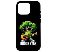 Brock Star Jeu de Mots Humoristique Rock and Roll Brocoli Coque pour iPhone 16 Pro