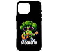 Brock Star Jeu de Mots Humoristique Rock and Roll Brocoli Coque pour iPhone 16 Pro Max