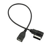 Broco Adaptateur Cable AMI,Câble de Charge USB Adaptateur de câble MP3, Interface de Musique USB AMI MMI AUX Adaptateur de câble MP3 pour A3 S4 A5 S5 A6 S6 A7 Q5 Q7 R8