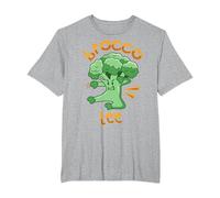 Broco Lee T-Shirt, Homme Grandes Tailles, Gris Chiné, 6X Tall