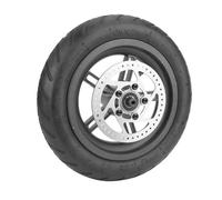 Broco Roue Arrière M365, Kit Roue Arrière M365 Pneumatique avec Disque de Frein et Jante pour Amortissante Antidérapante Remplacement Facile