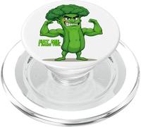 Brocoli de légumes forts - Dessins de Dessins animés Amusants PopSockets PopGrip pour MagSafe