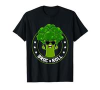 Brocoli Funny Brock n Roll Végétal Punk Rock N'Roll T-Shirt