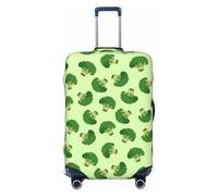 Brocoli - Housses de bagages de voyage pour légumes, housses élastiques pour valises de 45 à 81 cm, Noir, X-large