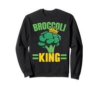 Brocoli King Vegan Lover Vegetarian Healthy Vegetarian Sweatshirt