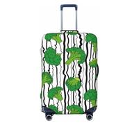 Brocoli Lot de 2 housses de bagage de voyage élastiques pour bagages de 45 à 81 cm, noir, L