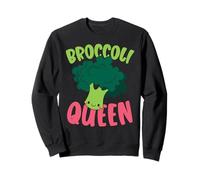Brocoli Queen Vegan Lover Vegetarian Healthy Vegetarian Sweatshirt