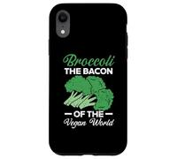 Brocoli The Bacon of The Vegan World Healthy Vegetarian Coque pour iPhone XR