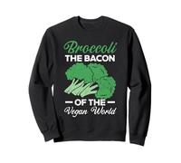 Brocoli The Bacon of The Vegan World Healthy Vegetarian Sweatshirt
