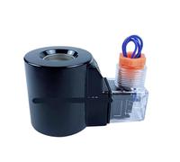 BRODEFUP Bobine d'électrovanne DSG-02 FMJ7-20YC MFJ12-27YC DC12V DC24V AC110V AC220V, Trou intérieur 19mm, 20mm de Hauteur 52mm(MFJ12-27YC AC220V)