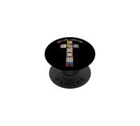 Broderie au Point de Croix, Patchwork, Foi biblique, Bible PopSockets PopGrip Adhésif