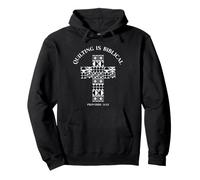 Broderie au Point de Croix, Patchwork, Foi biblique, Bible Sweat à Capuche