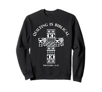 Broderie au Point de Croix, Patchwork, Foi biblique, Bible Sweatshirt