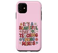 Broderie, C'est Une Belle journée pour enseigner Les Jeunes Esprits Coque pour iPhone 11