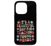 Broderie, C'est Une Belle journée pour enseigner Les Jeunes Esprits Coque pour iPhone 13 Pro