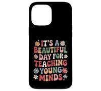 Broderie, C'est Une Belle journée pour enseigner Les Jeunes Esprits Coque pour iPhone 13 Pro Max