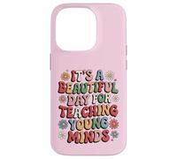 Broderie, C'est Une Belle journée pour enseigner Les Jeunes Esprits Coque pour iPhone 14 Pro