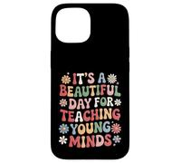 Broderie, C'est Une Belle journée pour enseigner Les Jeunes Esprits Coque pour iPhone 15