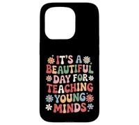 Broderie, C'est Une Belle journée pour enseigner Les Jeunes Esprits Coque pour iPhone 15 Pro