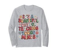 Broderie, C'est Une Belle journée pour enseigner Les Jeunes Esprits Manche Longue