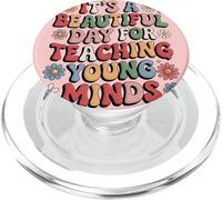 Broderie, C'est Une Belle journée pour enseigner Les Jeunes Esprits PopSockets PopGrip pour MagSafe