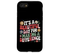 Broderie, C'est Une Belle journée pour Faire Une différence Coque pour iPhone SE (2020) / 7/8