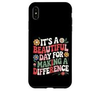 Broderie, C'est Une Belle journée pour Faire Une différence Coque pour iPhone XS Max