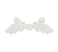 Broderie de paillettes de fleurs à coudre sur des patchs pour la décoration de vêtements, projet d ' artisanat respirant, accessoire décoratif à coudre sur des appliques à paillettes