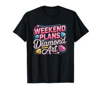 Broderie Diamant Diamants Art du Éclat T-Shirt