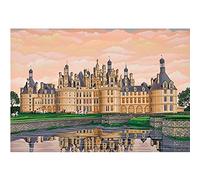 Broderie Diamant Place du Château Diamond Painting Kit de Point De Croix 5D DIY Diamant Peinture Par de Numéro Peinture Cristal Strass Arts Craft, pour Salon Chambre Décoration Mural-20x28in,50x70cm