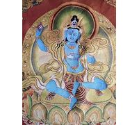 Broderie en Soie tibétain Thangka Bouddhisme Tantra père maître Zhanba Nanka Tangka Thangka tenture Murale pour décoration intérieure Tapisserie