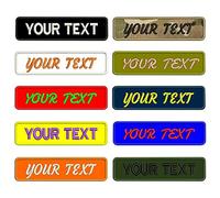 Broderie personnalisée Military Army Blood number Name tag ID Badge Patch personnalisé crochet fer retour