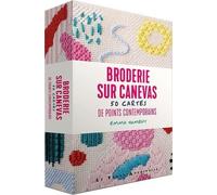 Broderie sur canevas - 50 cartes de points contemporains Emma Homent (Auteur)