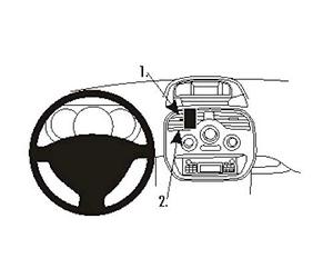 Brodit 854939 Fixation Voiture Proclip