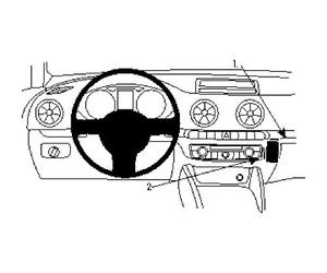 Brodit ProClip 854805 Support de Fixation Noir