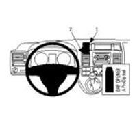 Brodit ProClip pour VW Caravelle, Multivan, T5/Pickup (Montage central) G