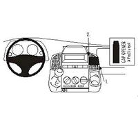 Brodit ProClip Support de fixation pour Jumper 02-06 Montage incliné Noir