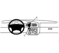 Brodit Proclip Support De Fixation Pour Skoda Octavia Classic 01-04 Noir