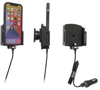 Brodit Support d'appareil 721237 fabriqué en Suède, avec Fonction de Charge pour Smartphones, Apple iPhone 12, iPhone 12 Pro, iPhone 12 Pro Max, Noir
