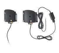 Brodit support réglable (latéral) Actif avec connexion fixe, 12/24V, universel : largeur : 75-89mm, profondeur : 9-13mm , USB type C