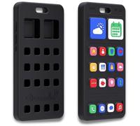 Broemba® Milan Anneau de dentition pour téléphone portable 100 % silicone sans BPA pour garçons et filles Smartphone sans électronique